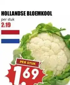 MCD Supermarkt HOLLANDSE BLOEMKOOL aanbieding