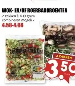 MCD Supermarkt WOK-EN/OF ROERBAKGROENTEN aanbieding
