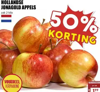 MCD Supermarkt HOLLANDSE JONAGOLD APPELS aanbieding