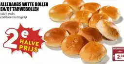 MCD Supermarkt ALLEDAAGS WITTE BOLLEN EN/OF TARWEBOLLENcombineren mogelijk aanbieding