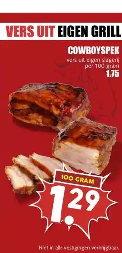 MCD Supermarkt COWBOYSPEK aanbieding