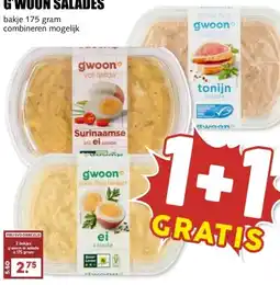 MCD Supermarkt G'WOON SALADES aanbieding