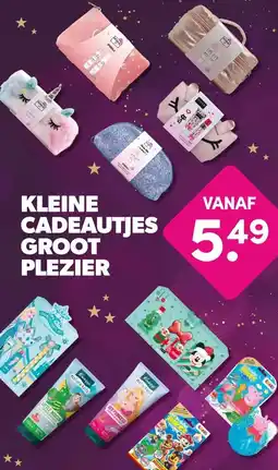 DA KLEINE CADEAUTJES GROOT PLEZIER aanbieding