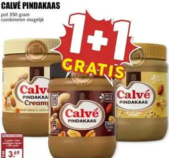 MCD Supermarkt CALVÉ PINDAKAAS aanbieding