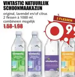 MCD Supermarkt VINTASTIC NATUURLIJK SCHOONMAAKAZIJN aanbieding