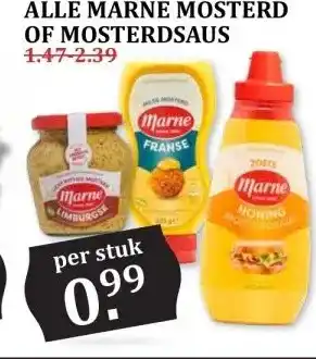 MCD Supermarkt ALLE MARNE MOSTERD OF MOSTERDSAUS aanbieding