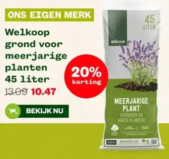 Welkoop Welkoop grond voor meerjarige planten aanbieding