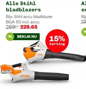 Alle Stihl bladblazers