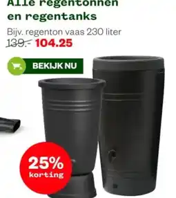 Welkoop Alle regentonnen en regentanks aanbieding