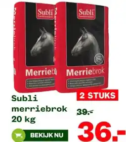Welkoop Subli merriebrok aanbieding