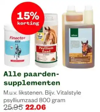 Welkoop Alle paarden- supplementen aanbieding