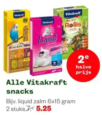Welkoop Alle Vitakraft snacks aanbieding