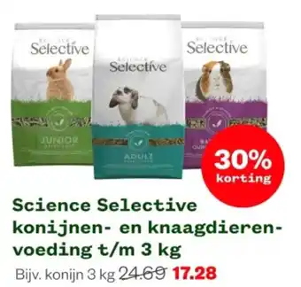 Welkoop Science Selective konijnen- en knaagdieren- voeding aanbieding