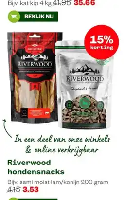 Welkoop Riverwood hondensnacks aanbieding