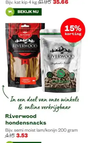 Welkoop Riverwood hondensnacks aanbieding