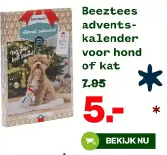 Welkoop Beeztees advents- kalender voor hond of kat aanbieding