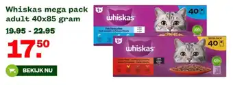 Welkoop Whiskas mega pack adult aanbieding