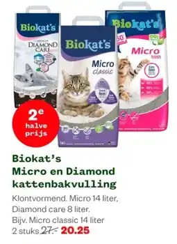 Welkoop Micro en Diamond kattenbakvulling aanbieding