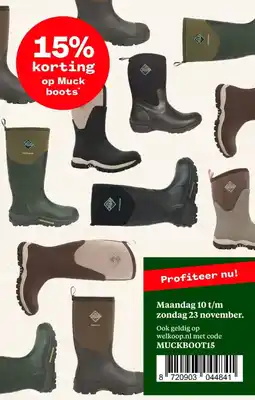 Welkoop op Muck boots aanbieding
