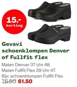 Welkoop Gevavi schoenklompen Denver of Fullfit flex aanbieding