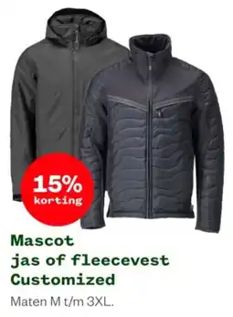 Welkoop Mascot jas of fleecevest Customized aanbieding