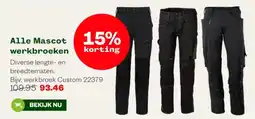 Welkoop Alle Mascot werkbroeken aanbieding