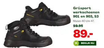 Welkoop Grisport werkschoenen 901 en 903, S3 aanbieding