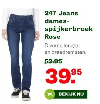 Welkoop 247 Jeans dames- spijkerbroek Rose aanbieding