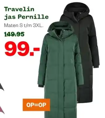 Welkoop Travelin jas Pernille aanbieding