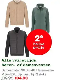 Welkoop Alle vrijetijds heren- of damesvesten aanbieding