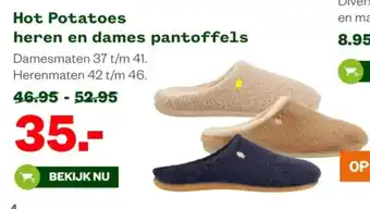 Welkoop Hot Potatoes heren en dames pantoffels aanbieding
