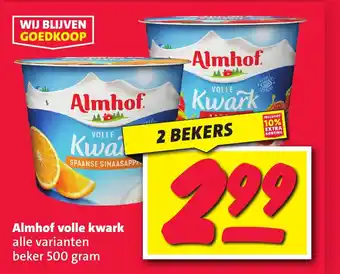 Nettorama Almhof volle kwark aanbieding