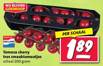 Nettorama Tomoza cherry tros smaaktomaatjes aanbieding