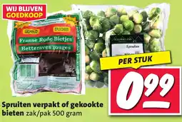 Nettorama Spruiten verpakt of gekookte bieten aanbieding