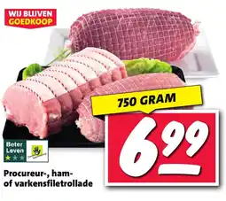 Nettorama Procureur-, ham- of varkensfiletrollade aanbieding