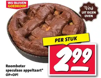 Nettorama Roomboter speculaas appeltaart aanbieding