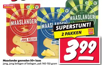 Nettorama Maaslander gesneden 50+ kaas aanbieding