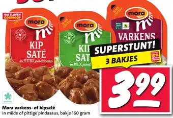 Nettorama Mora varkens- of kipsaté aanbieding