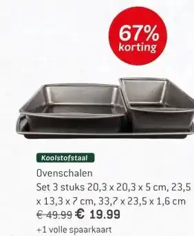Dekamarkt Ovenschalen aanbieding