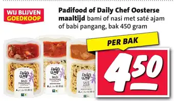 Nettorama Padifood of Daily Chef Oosterse maaltijd aanbieding
