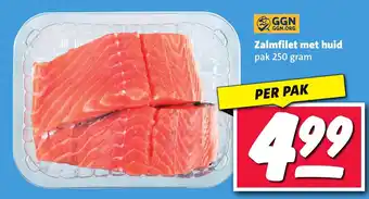 Nettorama Zalmfilet met huid aanbieding