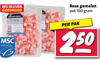 Nettorama Roze garnalen aanbieding
