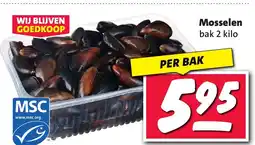 Nettorama Mosselen aanbieding