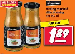 Nettorama Honing mosterd dille dressing aanbieding