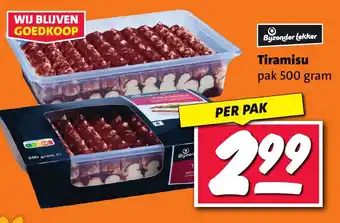 Nettorama Tiramisu aanbieding
