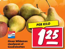 Nettorama Gieser Wildeman stoofperen of Goudreinetten aanbieding