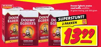Nettorama Douwe Egberts aroma rood koffie aanbieding