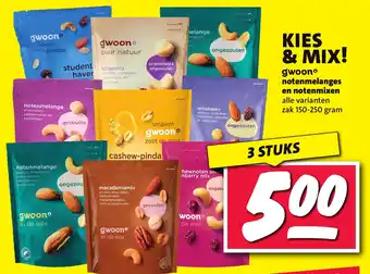 Nettorama Kies & Mix Gwoonº notenmelanges en notenmixen aanbieding