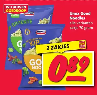 Nettorama Unox Good Noodles aanbieding