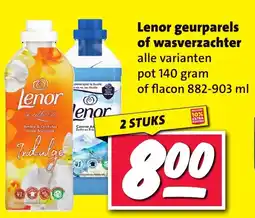 Nettorama Lenor geurparels of wasverzachter aanbieding